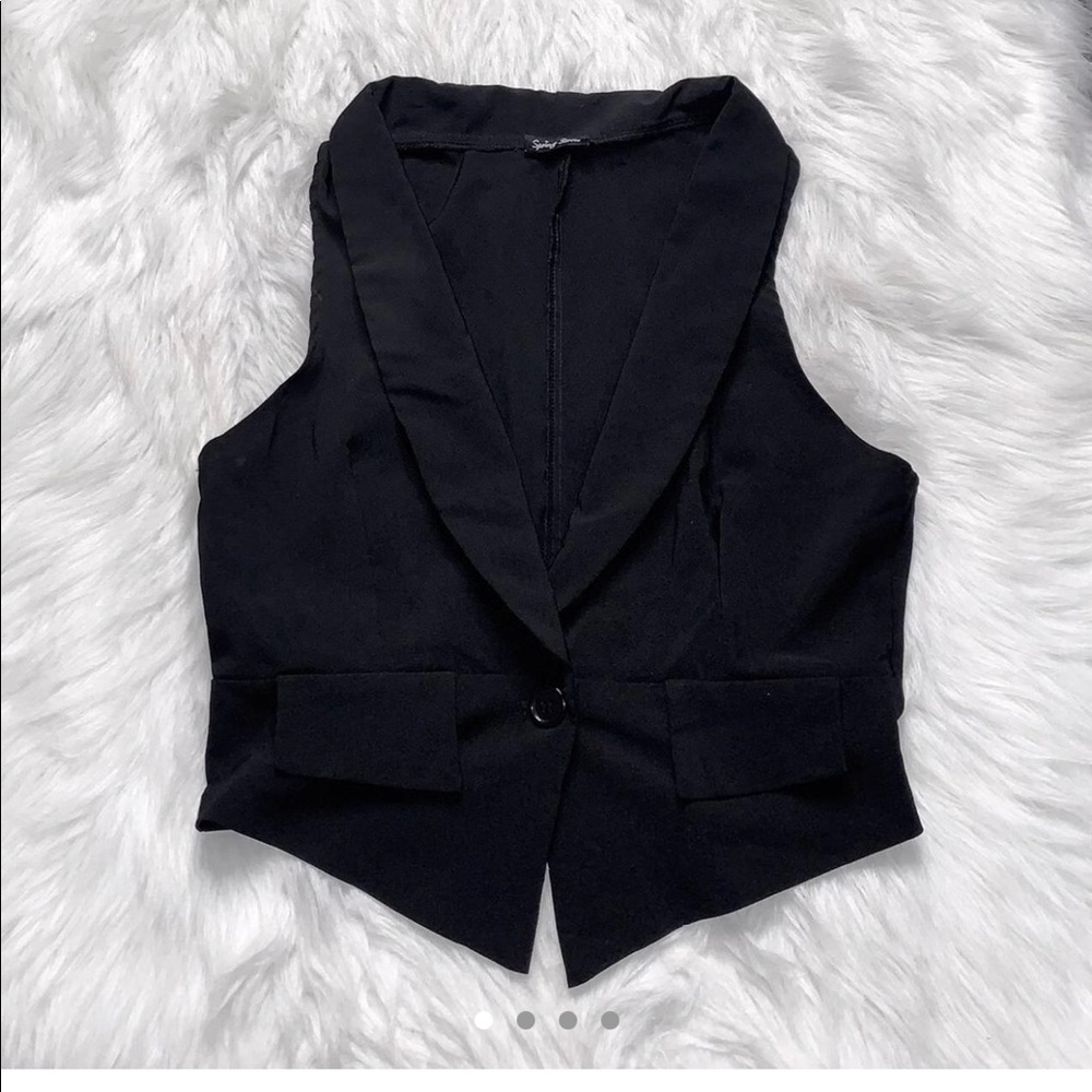 Alice Cullen styled black vest